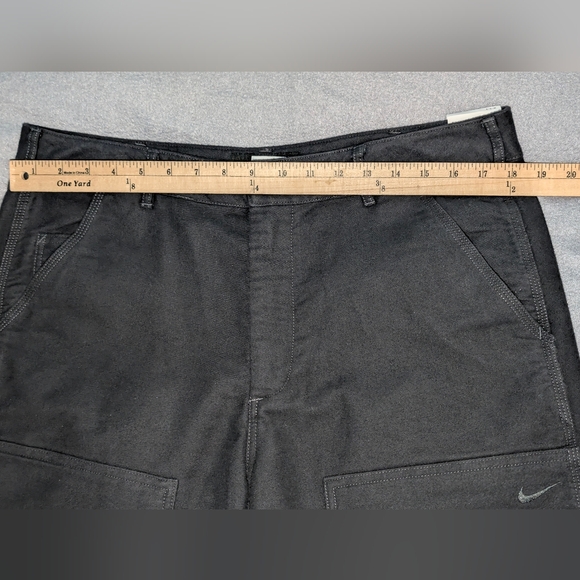 Nike Life Mens Chamois Double Knee Work Pants Black Size 34 New NWT $155 - Picture 14 of 16